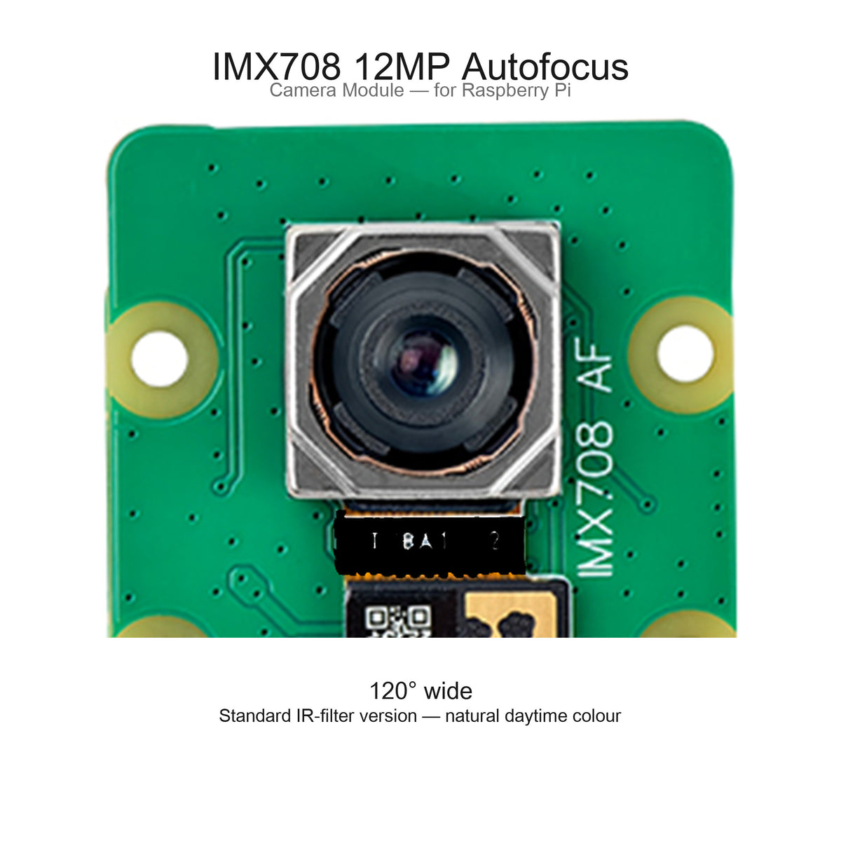 وحدة كاميرا CSI IMX708 بدقة 12MP – تركيز تلقائي