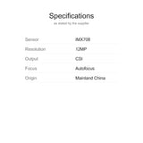 وحدة كاميرا CSI IMX708 بدقة 12MP – تركيز تلقائي