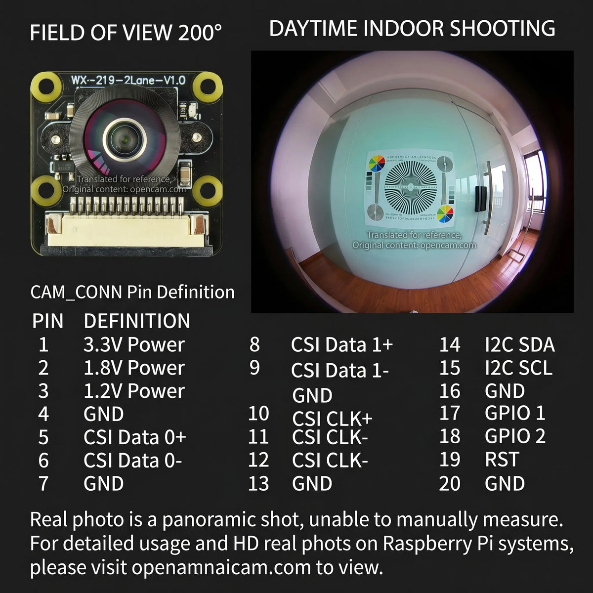 كابل FPC مسطح CSI/DSI لـ Raspberry Pi، محول من 15-pin إلى 22-pin
