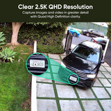 WYZE Cam v4 (أحدث طراز)، كاميرا مراقبة بالذكاء الاصطناعي بدقة 2.5K، كاميرات داخلية/خارجية لأمن المنزل، مراقبة الطفل وكاميرا للحيوانات الأليفة، رؤية ليلية ملونة نابضة بالحياة، لا يشترط اشتراك