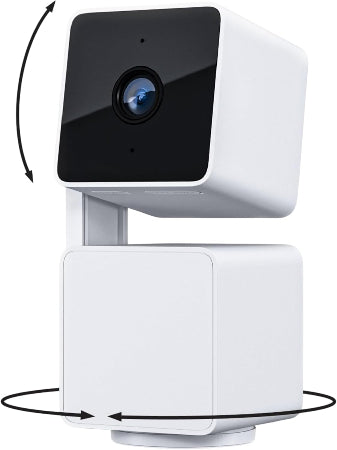 WYZE Cam Pan v3، كاميرا Wi-Fi 1080p للداخل/الخارج بمعيار IP65 مع تدوير/إمالة/تكبير، رؤية ليلية ملونة، صوت ثنائي الاتجاه، متوافقة مع Alexa وGoogle Assistant