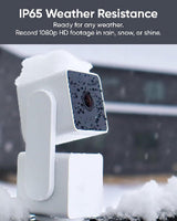 WYZE Cam Pan v3، كاميرا Wi-Fi 1080p للداخل/الخارج بمعيار IP65 مع تدوير/إمالة/تكبير، رؤية ليلية ملونة، صوت ثنائي الاتجاه، متوافقة مع Alexa وGoogle Assistant